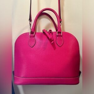 Dooney Saffiano leather hot pink gently used for a few months.